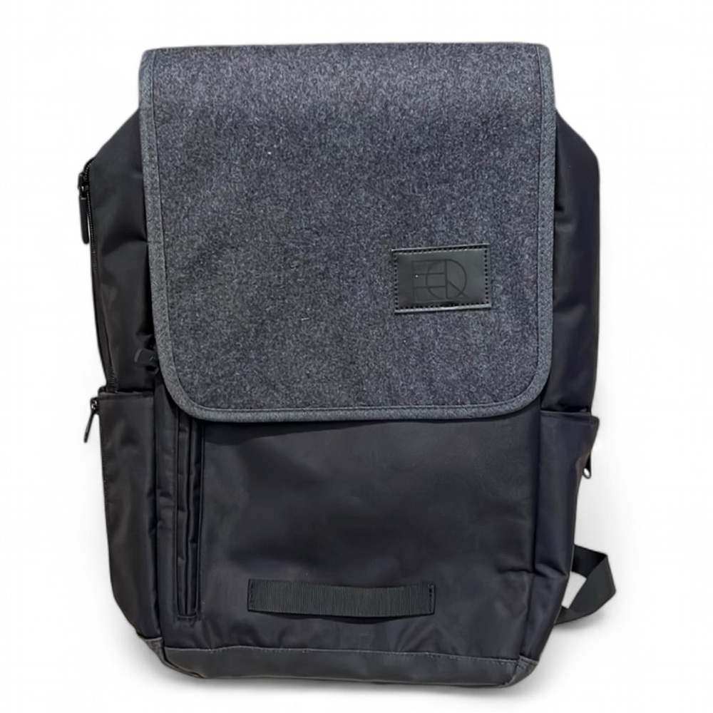 OrigAudio Barrow Laptop Backpack Black Travel Work Bag NWT